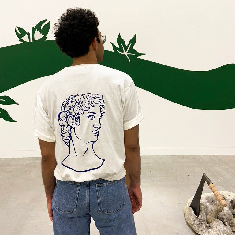 REASON | Organic Cotton Unisex Graphic T-Shirt | Washed White