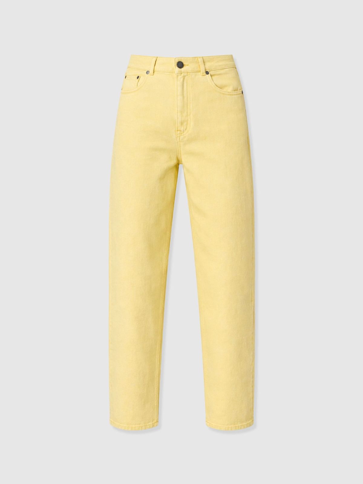 Barrel Leg Jean - Yellow