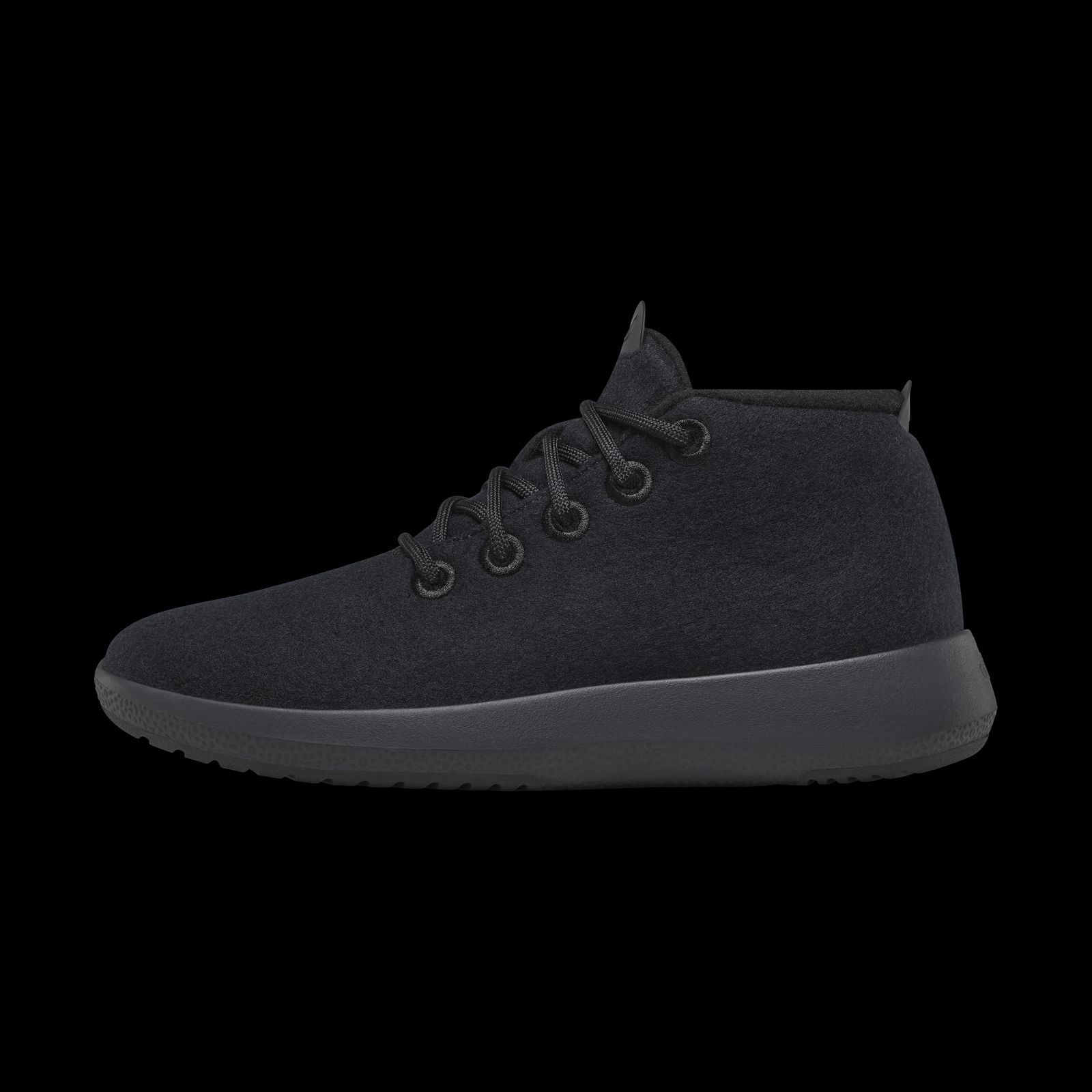 Women's Wool Runner-up Mizzle - True Black (Black Sole)