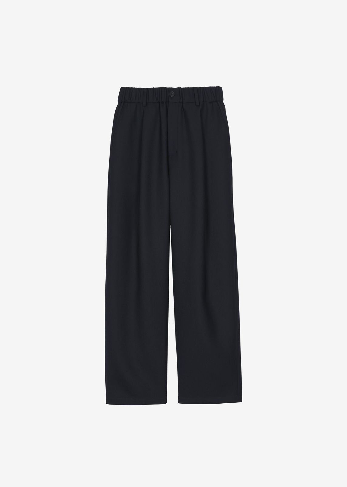 Felix Wool Blend Trousers - Black