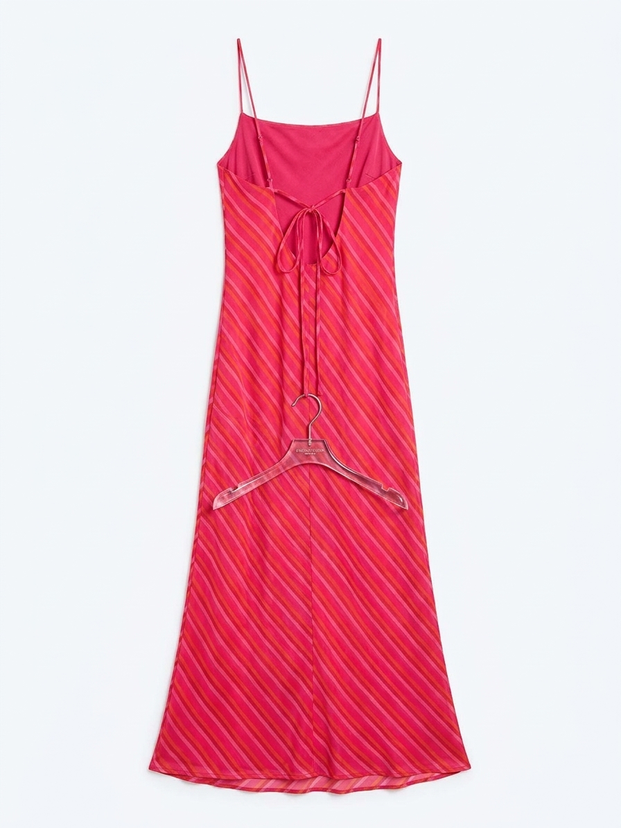 Koko Dress In Pink And Orange