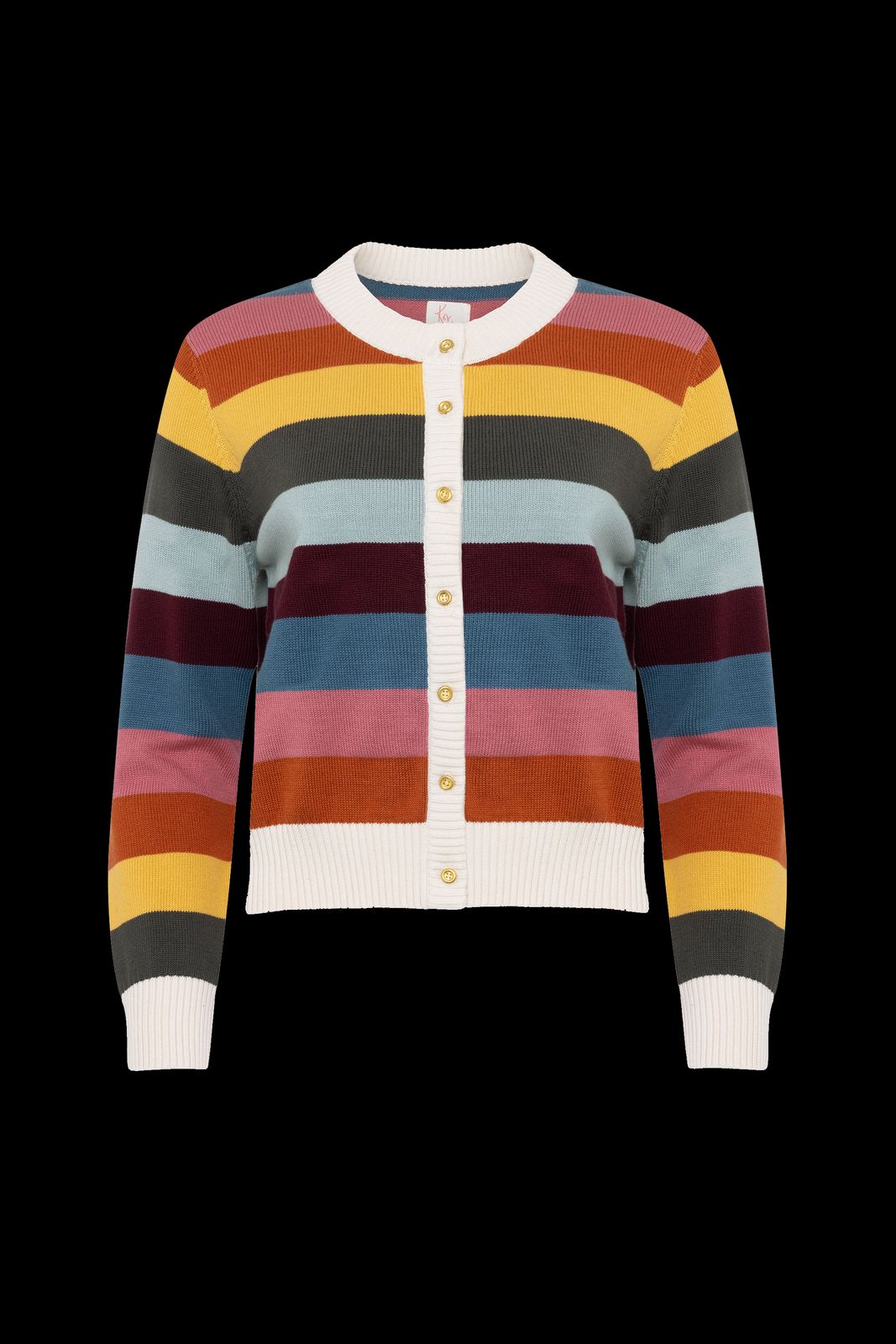 The Kōr Organic Cotton Stripe Cardigan