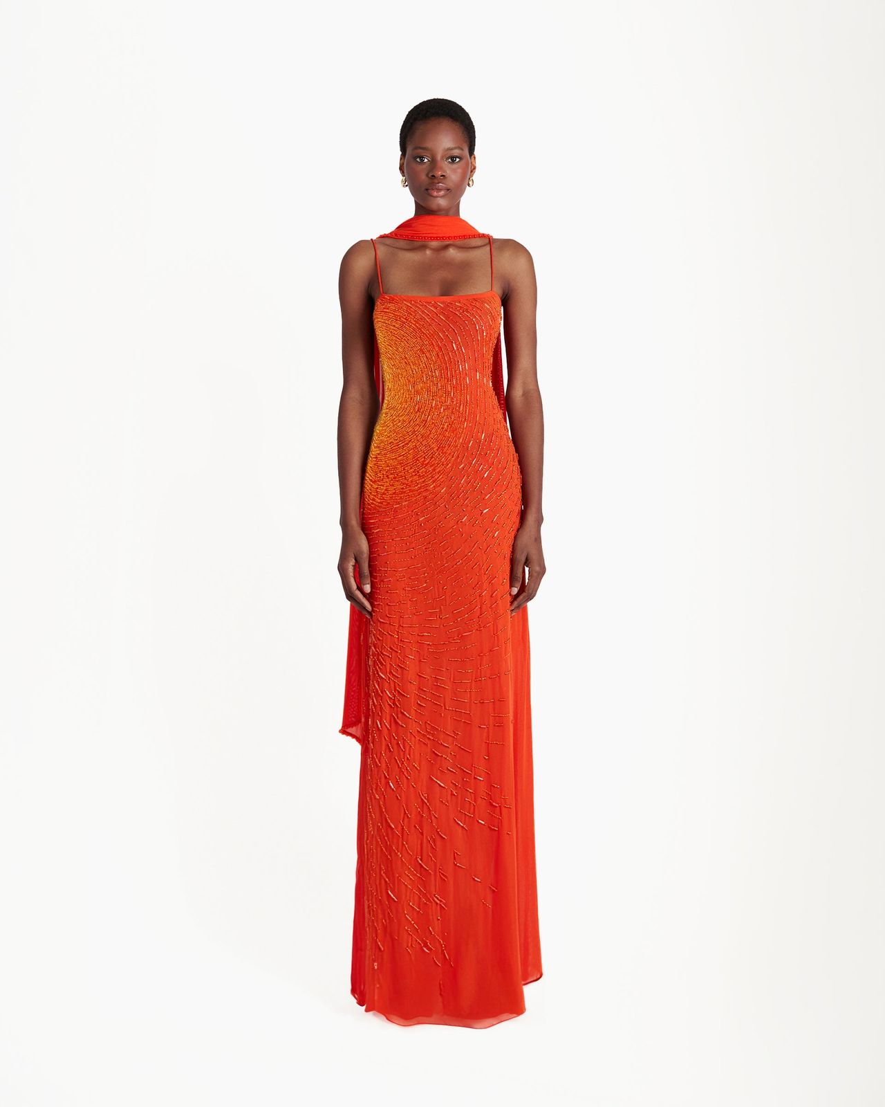 Kaditi Dress - Orange