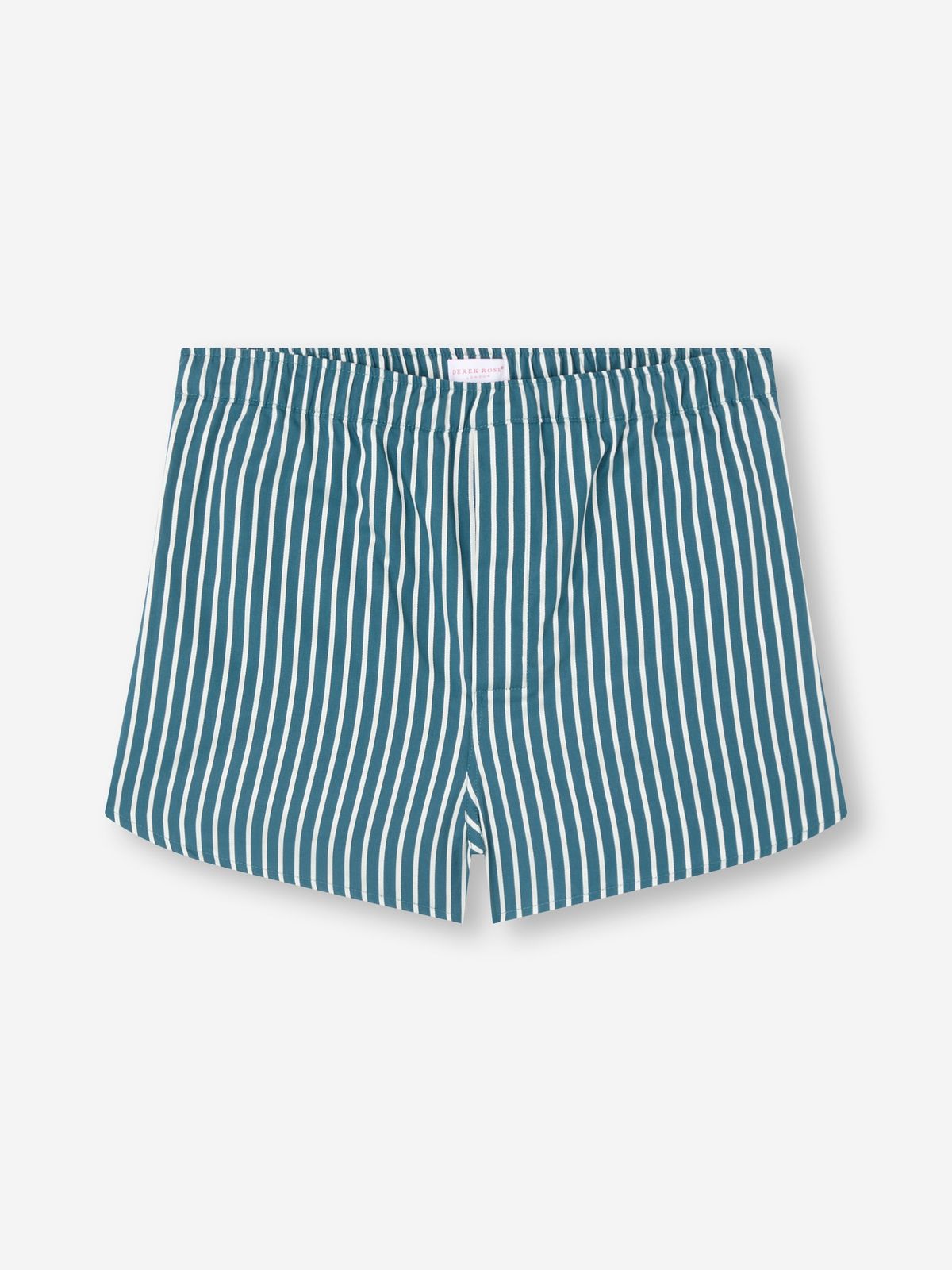 Royal Cotton Classic Fit Boxers Teal & White Stripe
