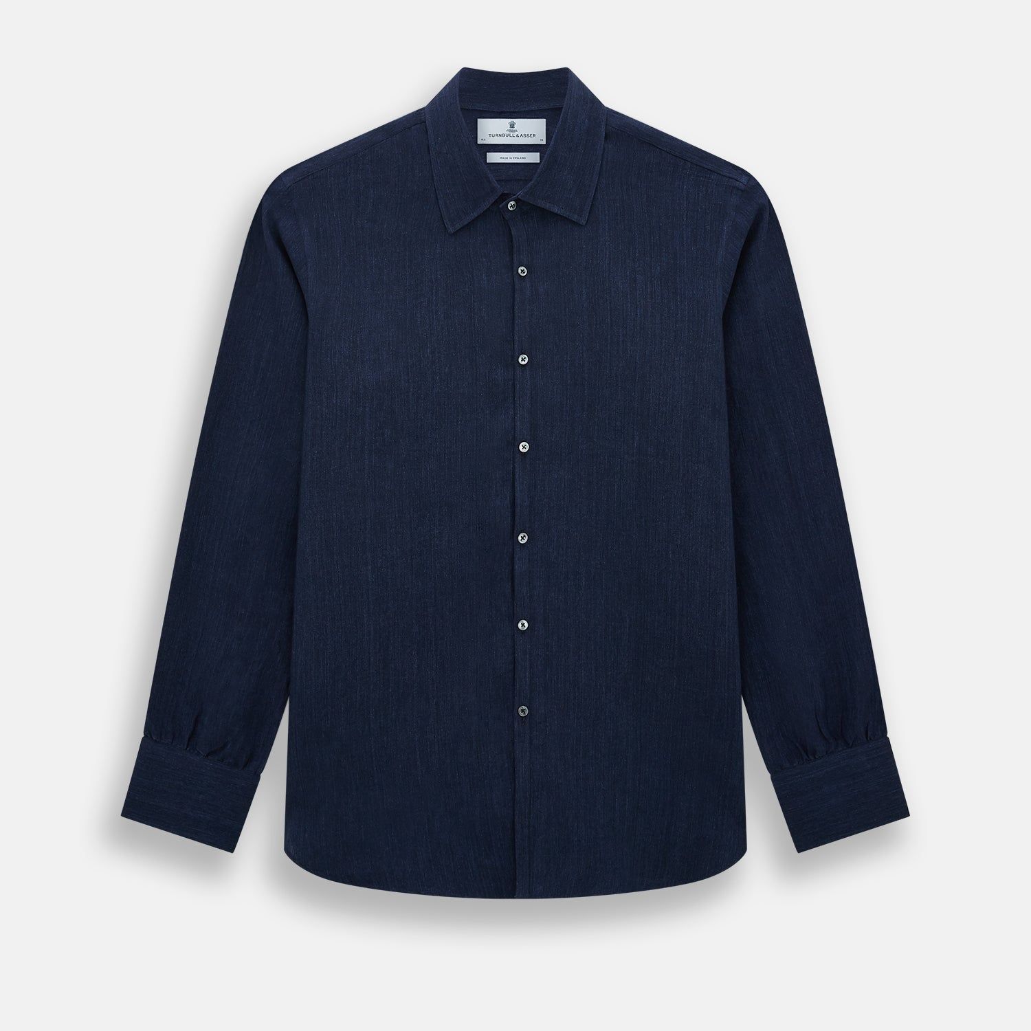 Navy Linen Westminster Shirt