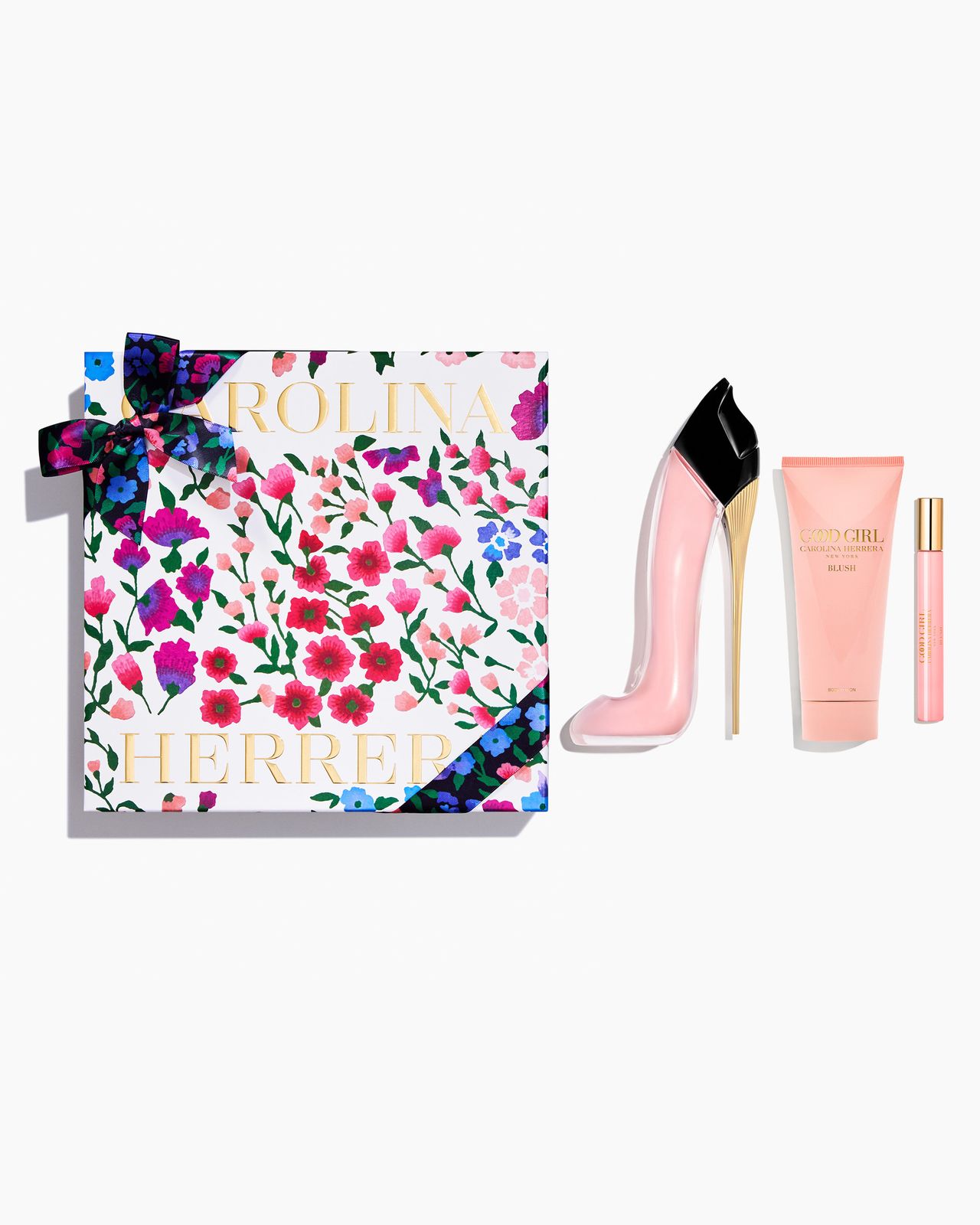 Good Girl Blush 80ml Eau de Parfum, 100ml Body Lotion and 10ml Megaspritzer