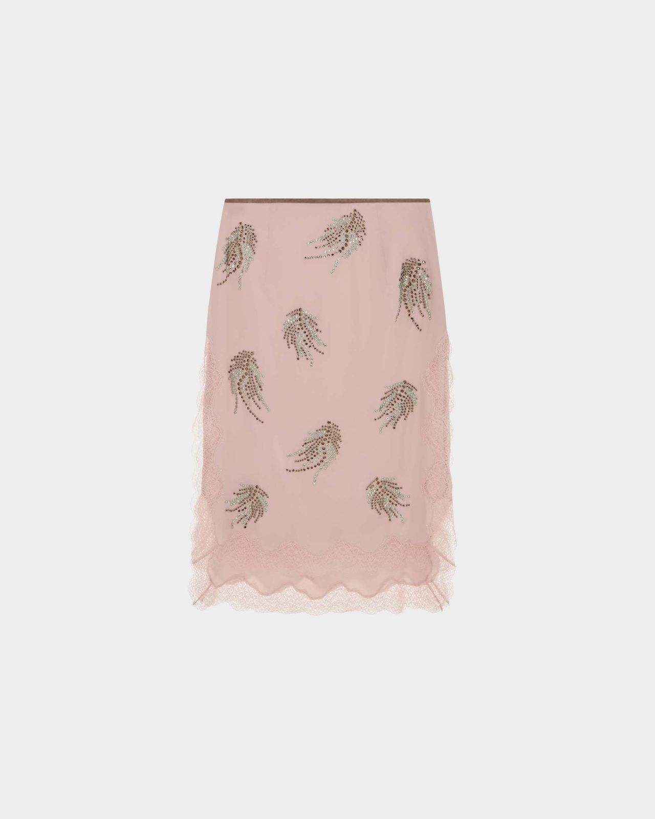Liri Midi Skirt in Satin