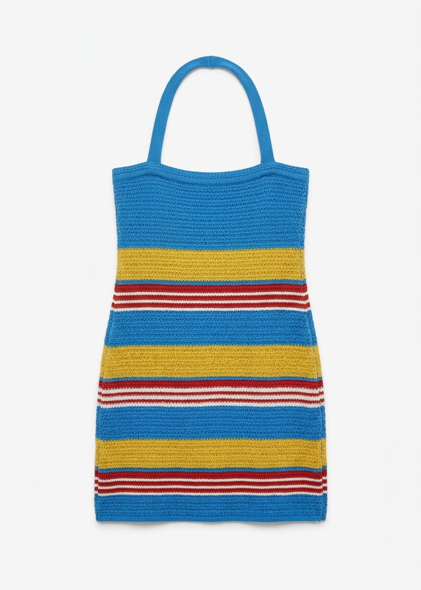 Posse Tammy Dress - Blue Multistripe