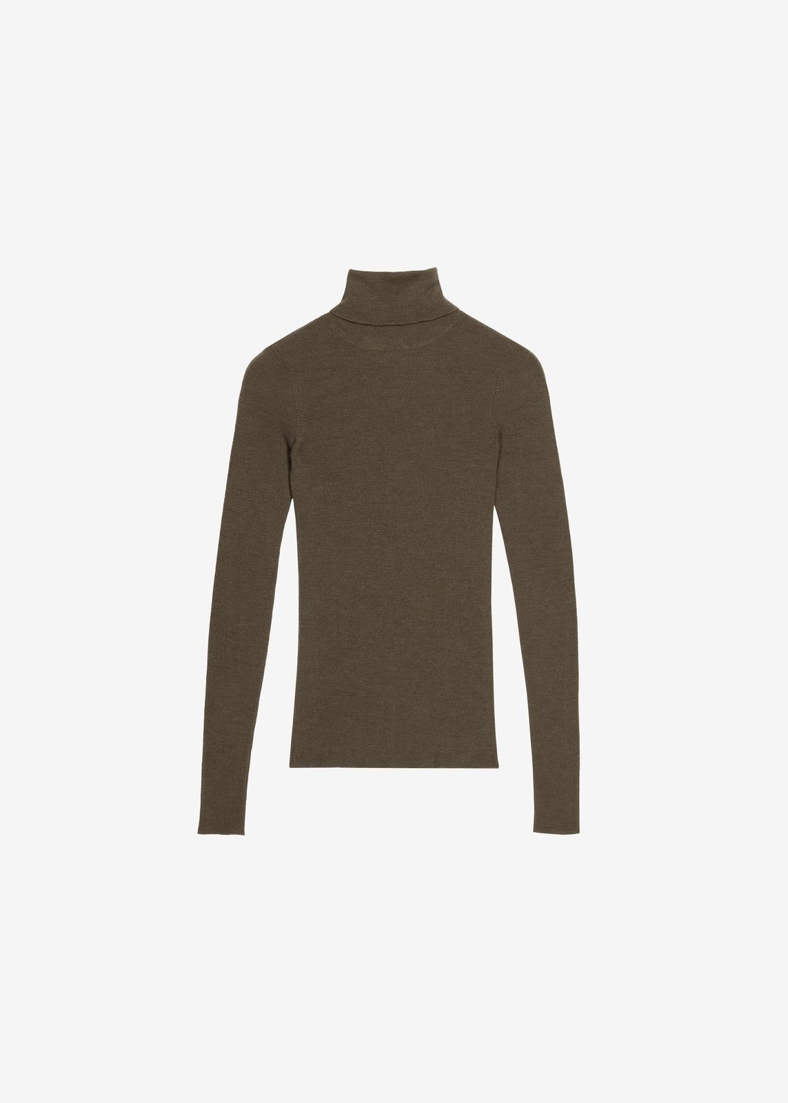 Utica Thin Turtleneck Sweater - Olive