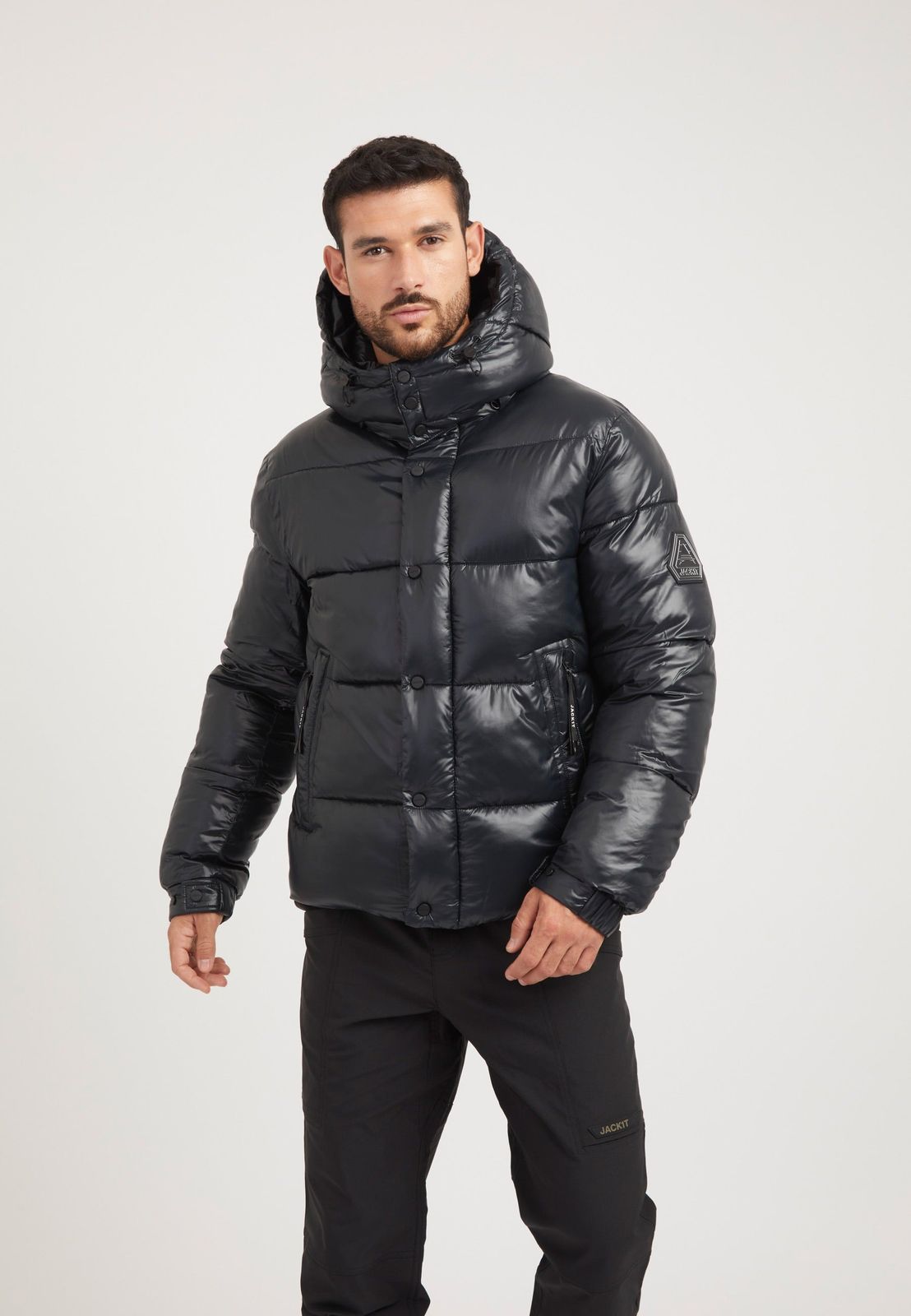 EZ Placket Racer Jacket Black