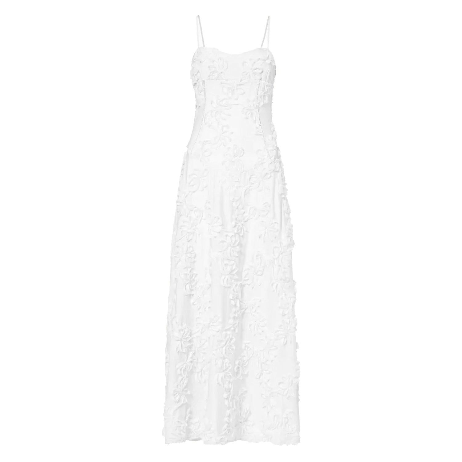 Sofia White Semi Sheer Maxi Dress