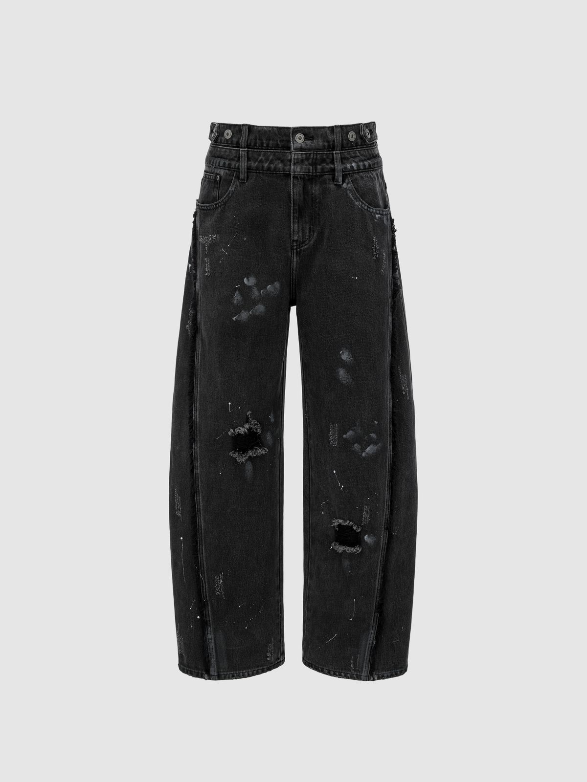 Hand-distressed Jeans