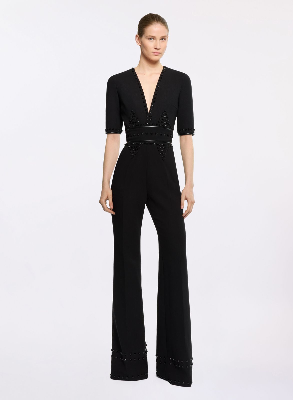 Stud Embellished Jumpsuit