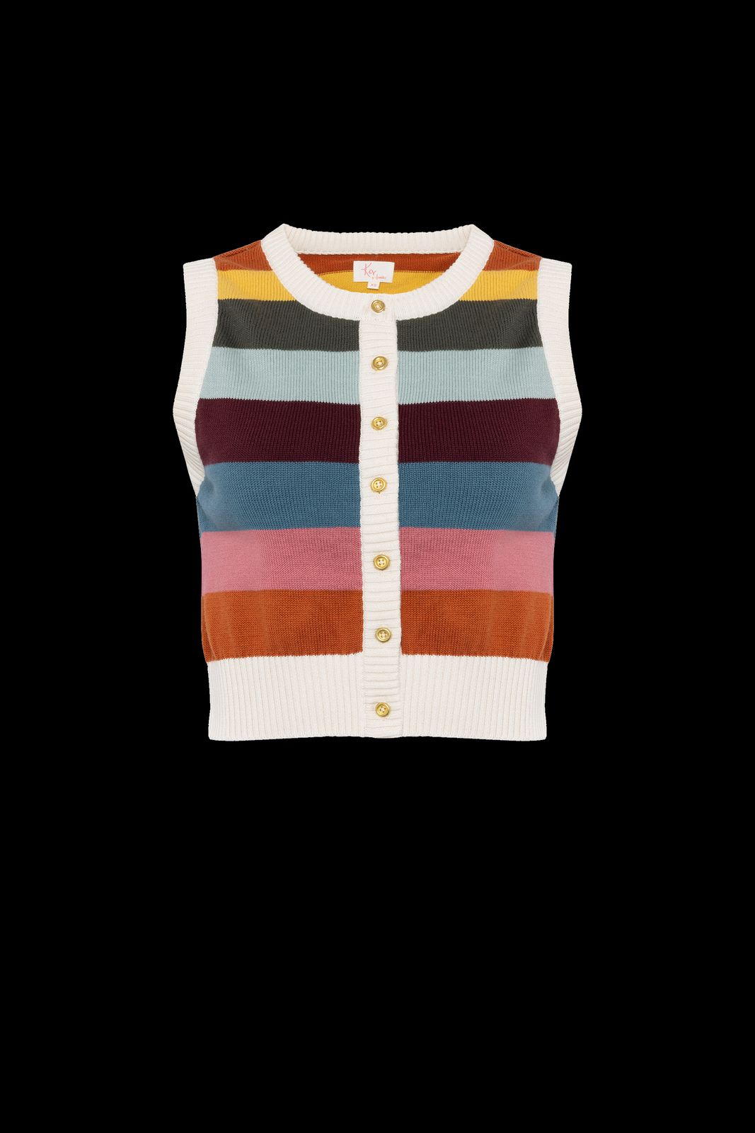 The Kōr Organic Cotton Stripe Waistcoat