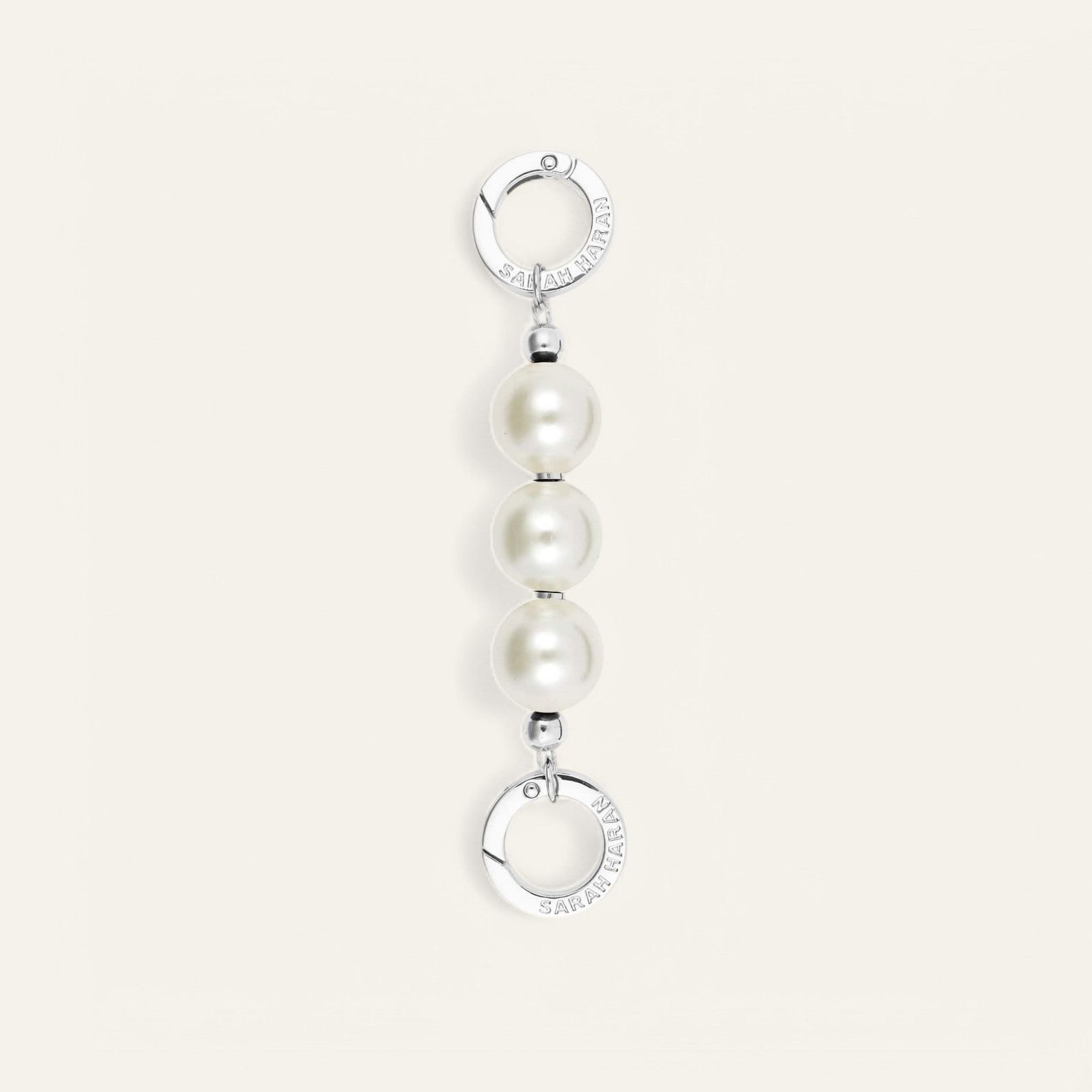Aurora Strap Extenders | Ivory with Silver hardware Single