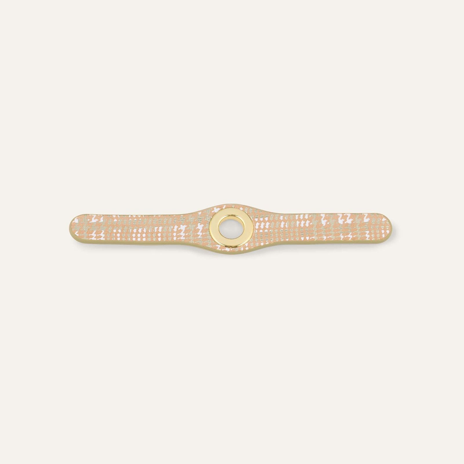Deco Mini | Plaid Gold with Gold hardware