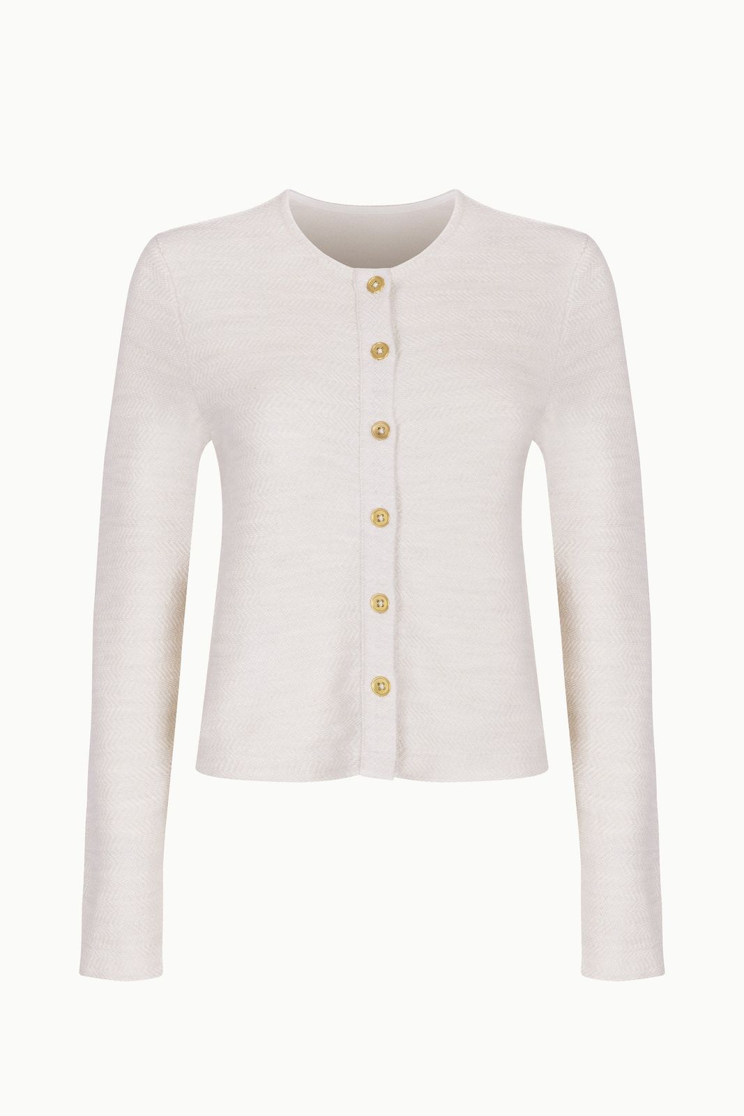 The Kōr Cardigan made from Deadstock Fabrics