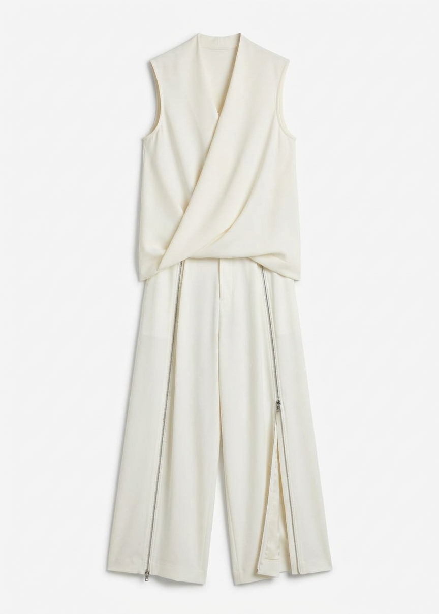 Beaufille Lewis Sleeveless Blouse - Porcelain
