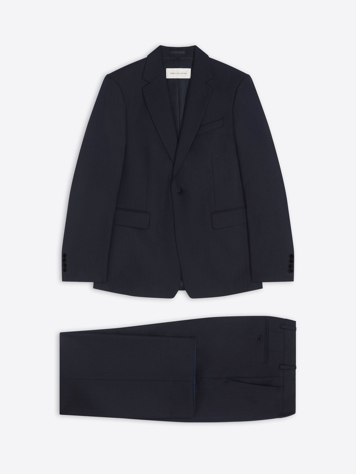 Slim fit wool suit