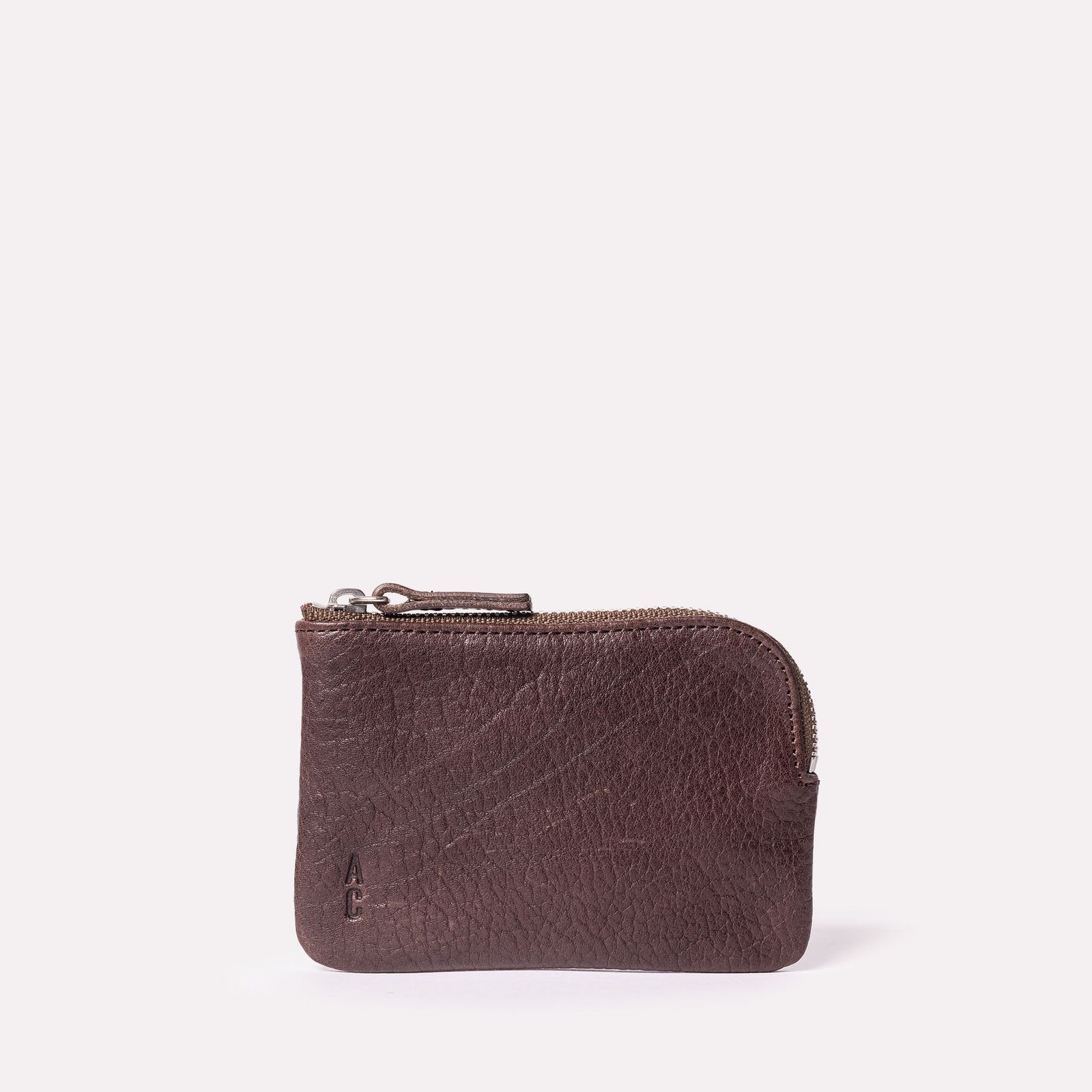 Hocker Medium Calvert Leather Purse in Bog