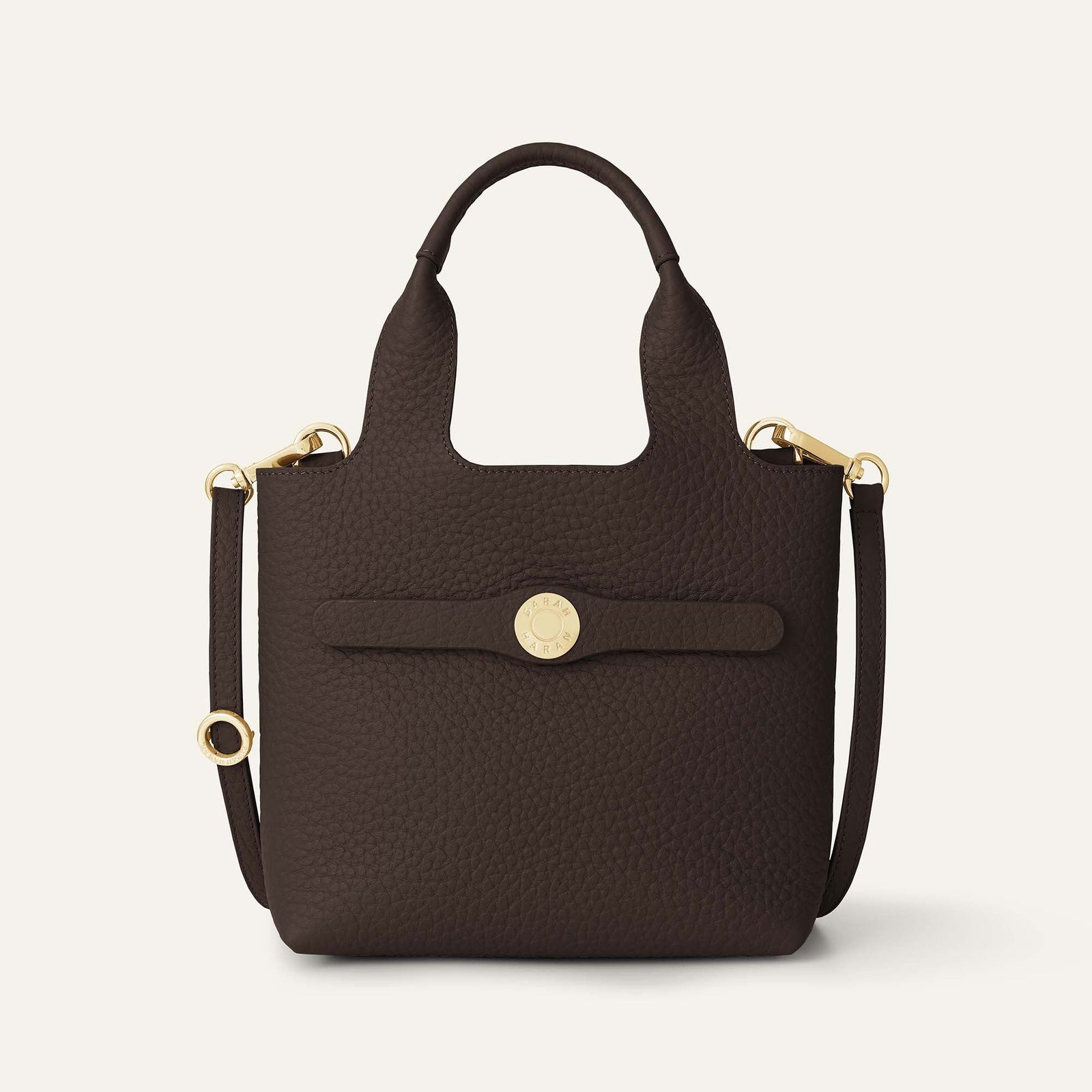 Tansy Mini | Conker with Gold hardware