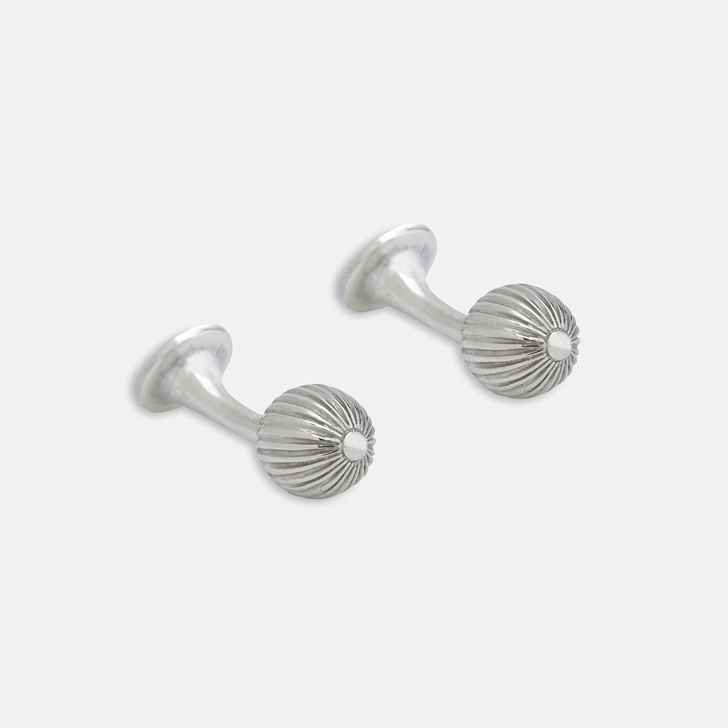 Sterling Silver Ornament Cufflinks