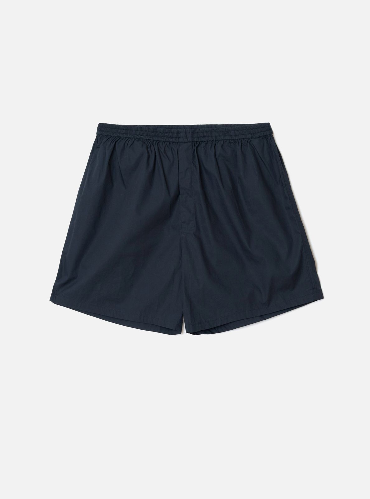 Navy Broadcloth Boxer Shorts