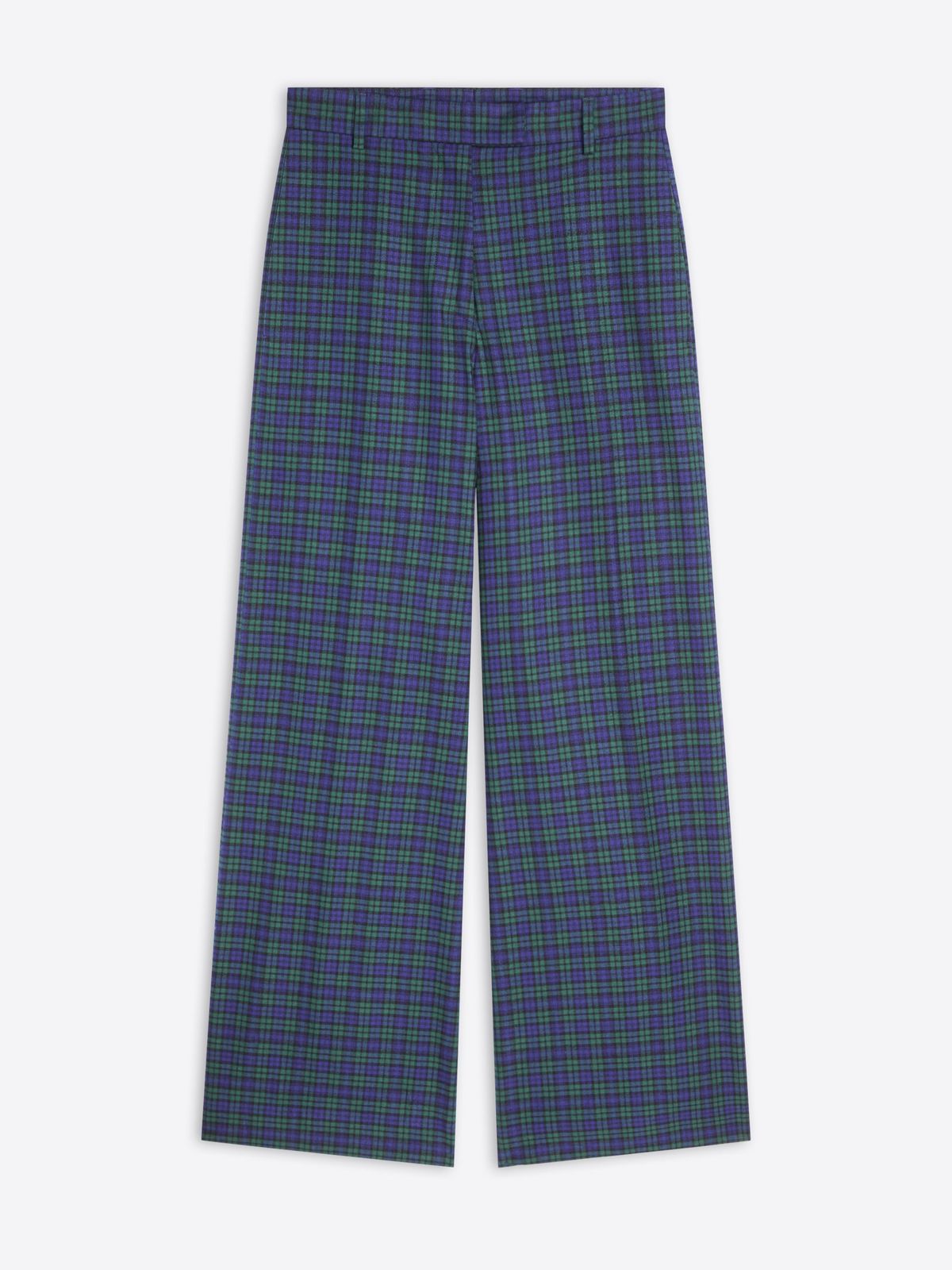 Wide leg cotton pants