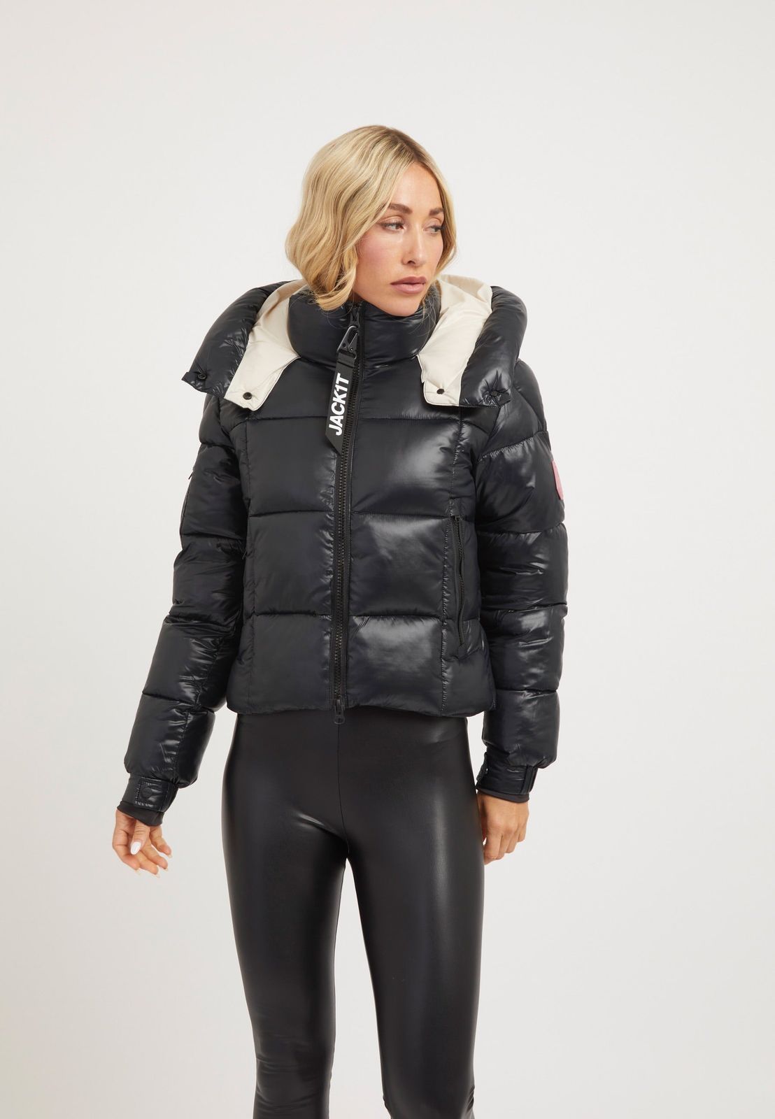EZ Box Crop Jacket Black