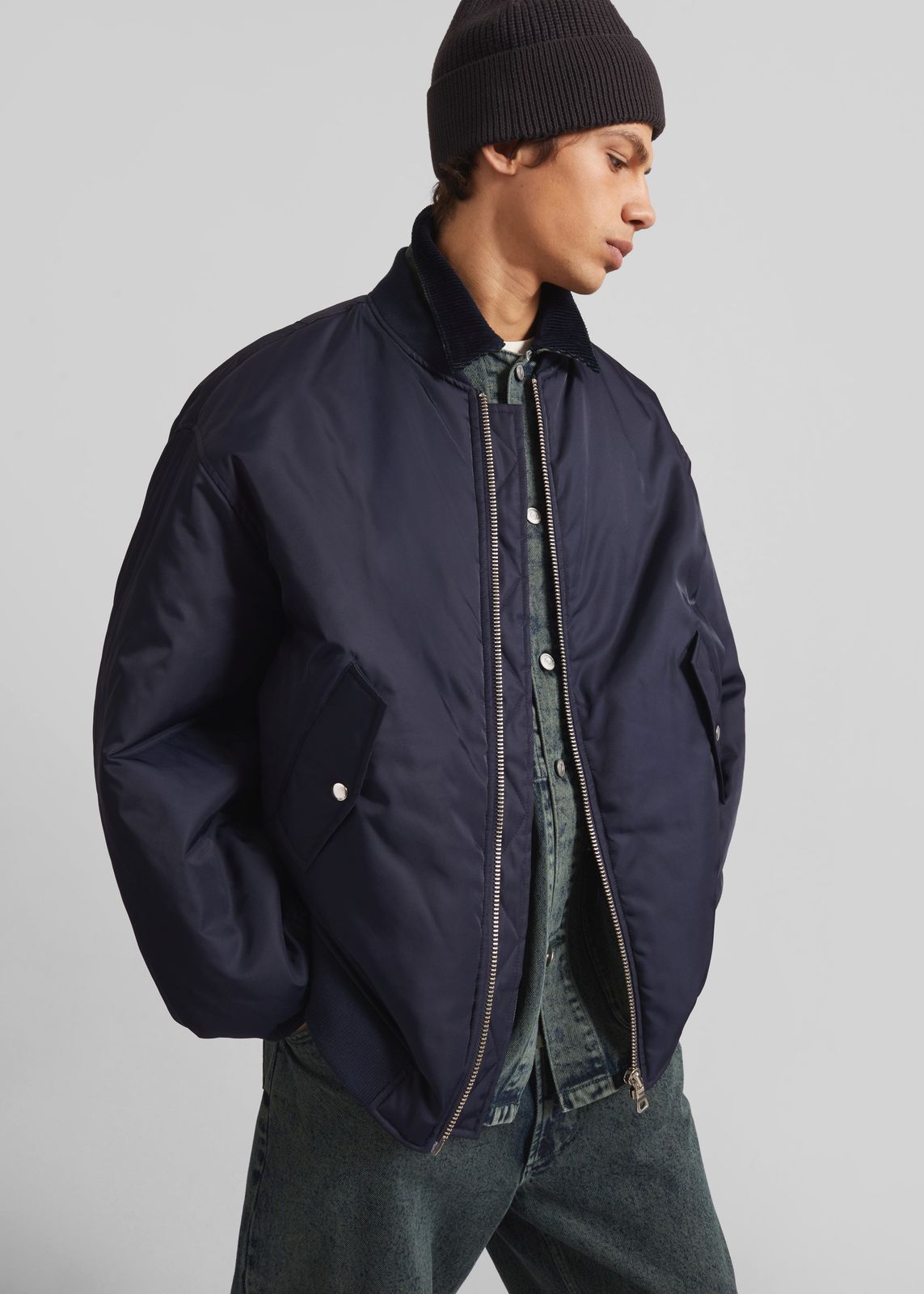 Astra Bomber Jacket - Navy