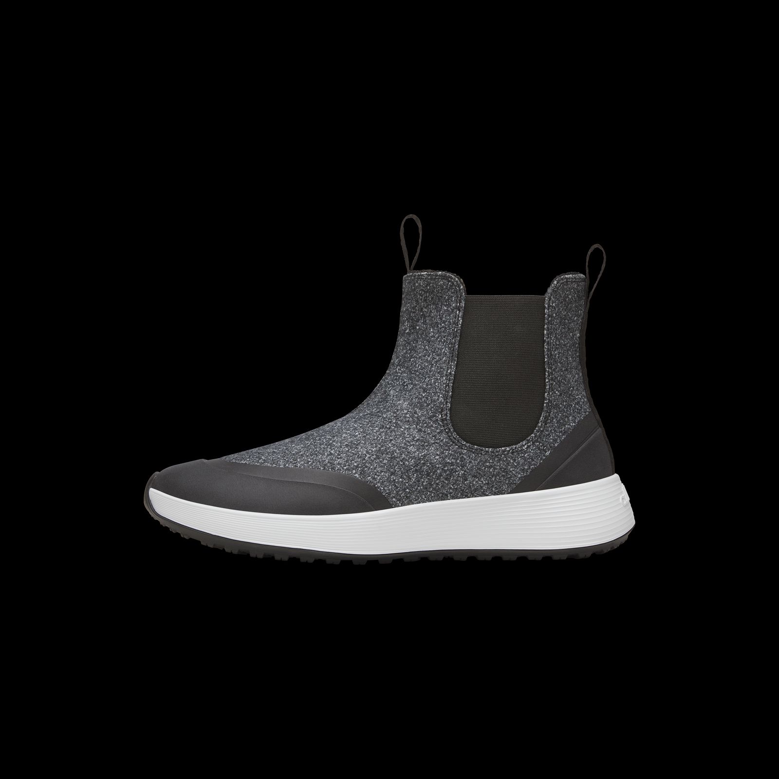 Men's Wool Runner Chelsea - Natural Grey (Light Grey Sole)
