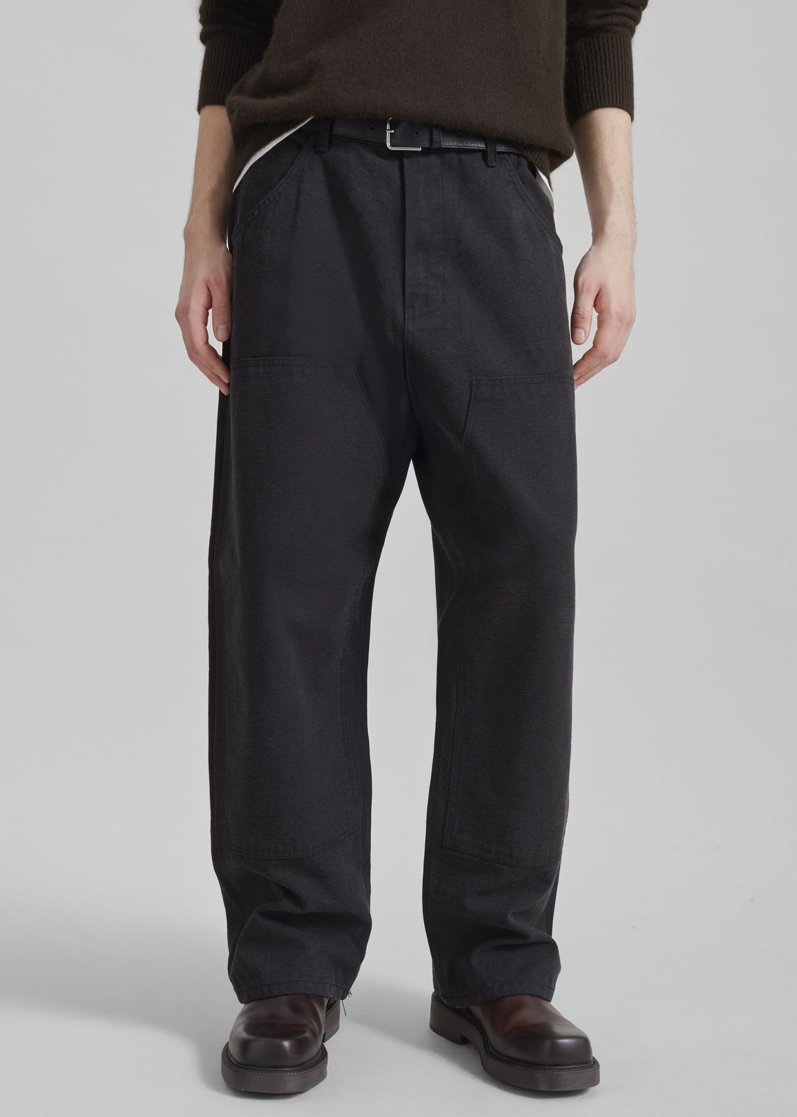 Sahil Wide Jeans - Black