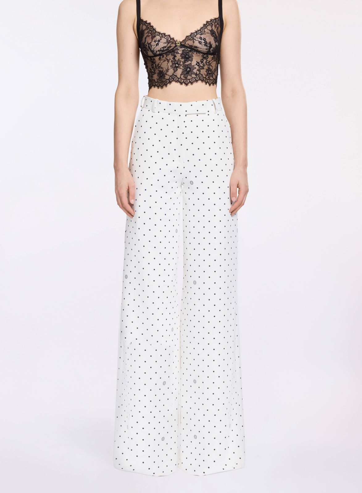 Printed Cady Pants