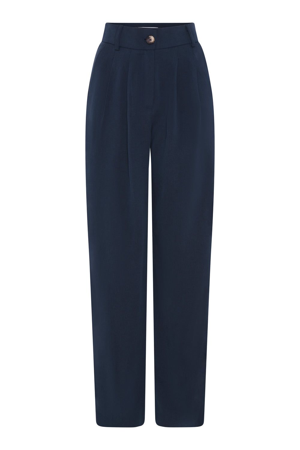 Cinnamon Straight Leg Trousers In Navy