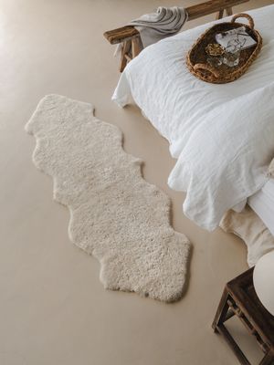 Double Shearling Rug - Moonlight