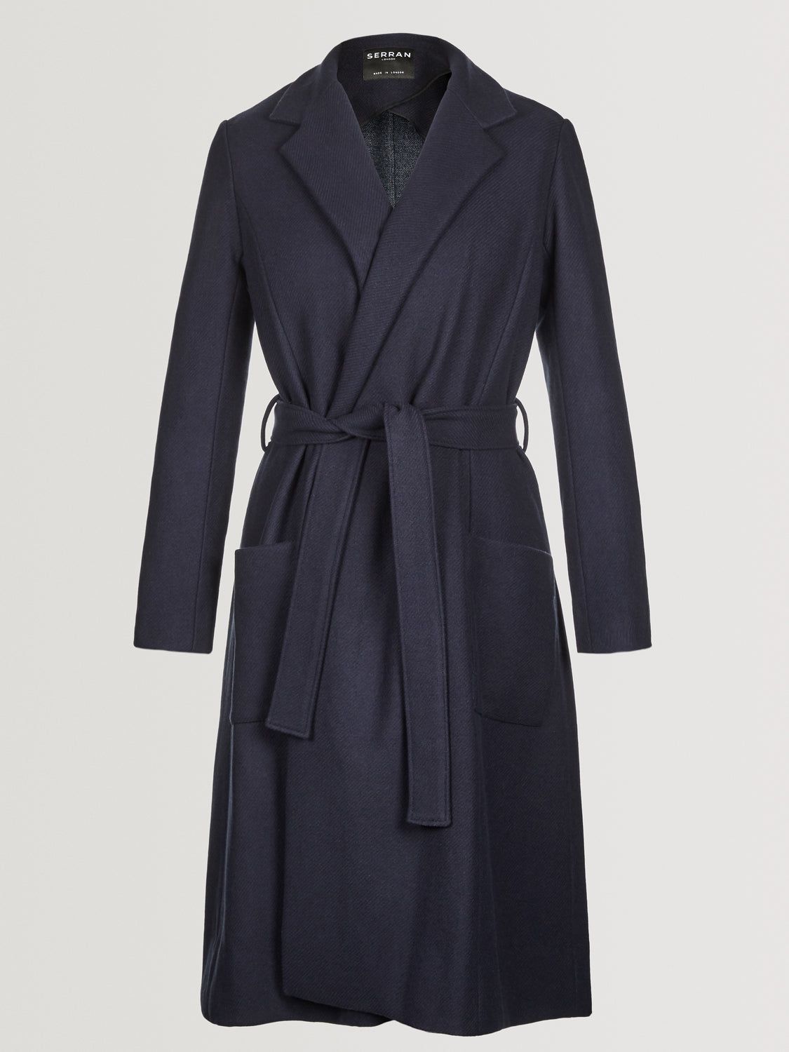 Wrap Coat - Navy