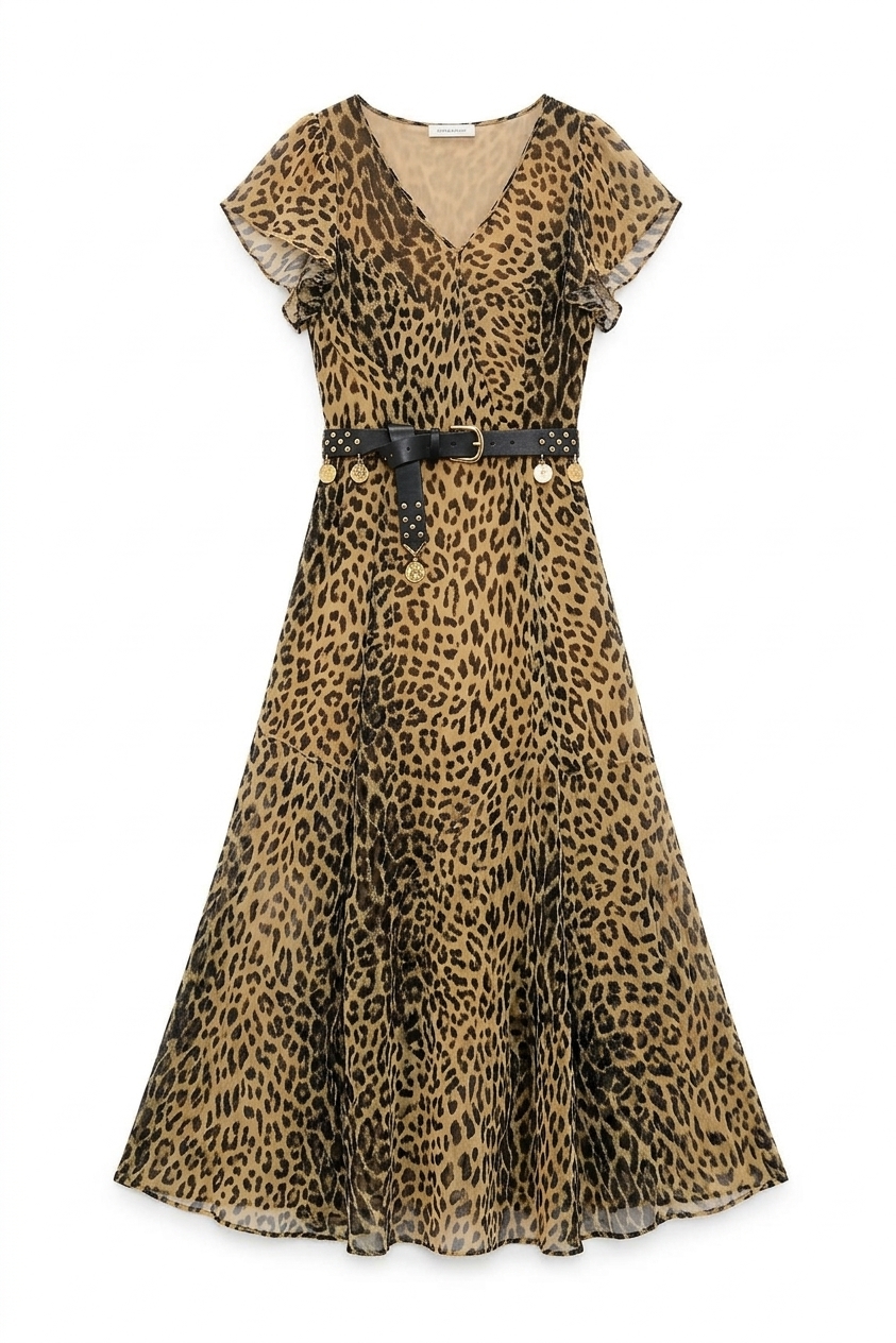 Bexley - Nina Leopard Brown