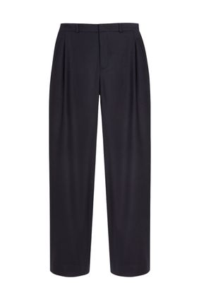 SOUTH - Le pantalon ample à pli en flanelle