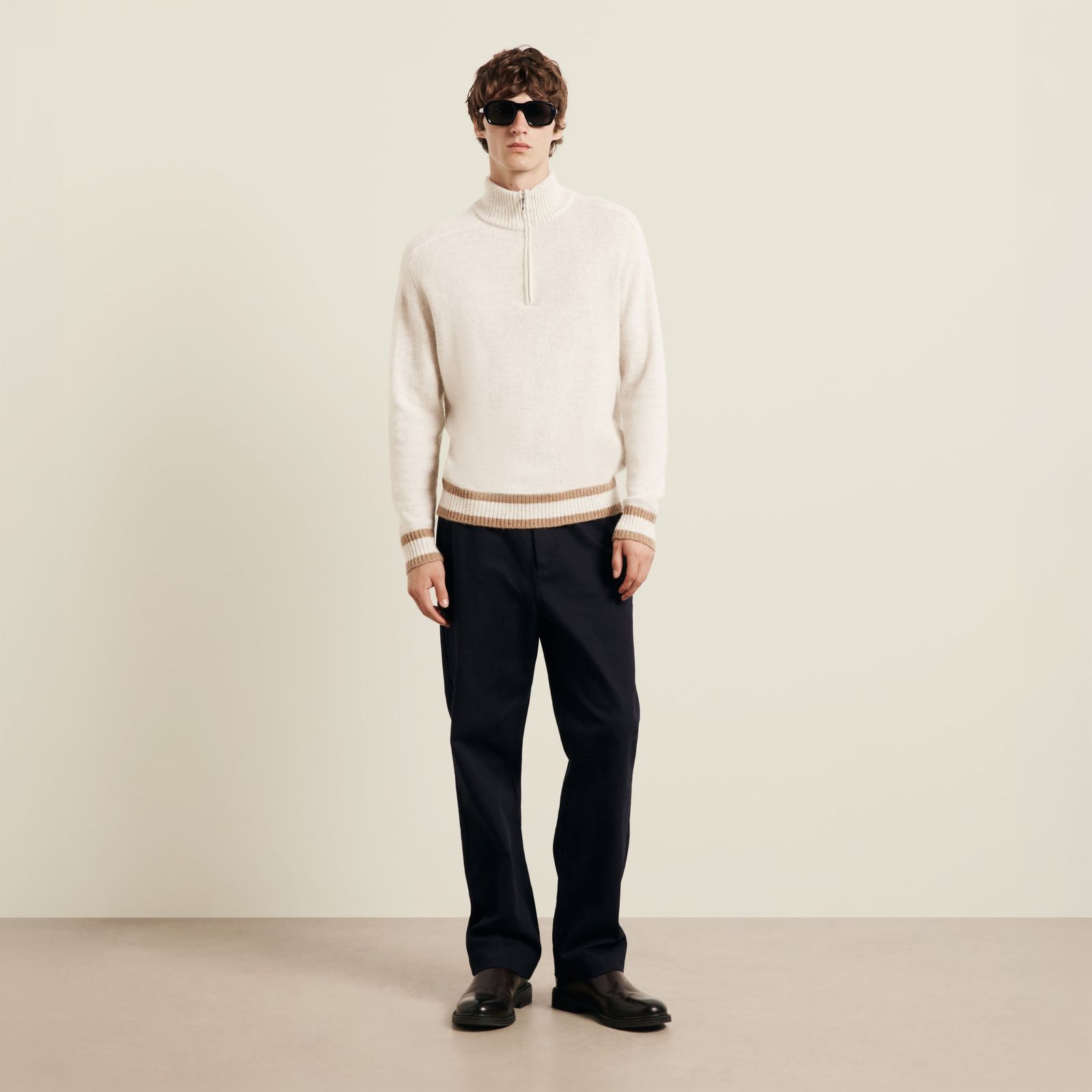 Alpaca Cillian Jumper - Ecru