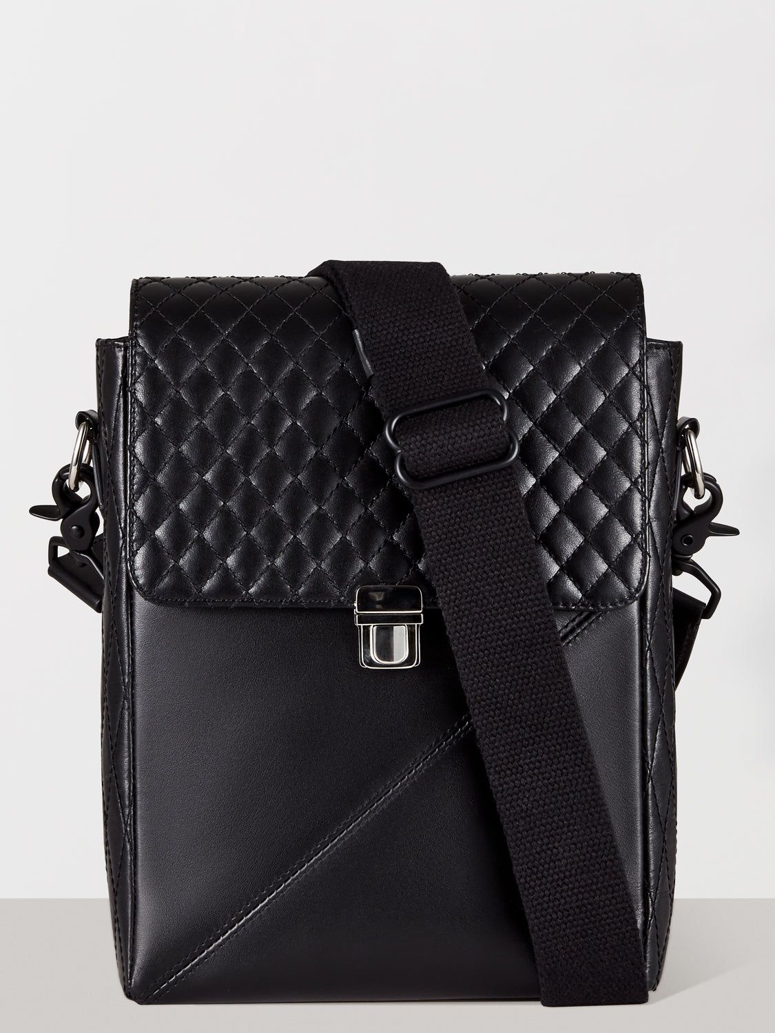 Quilted Messenger Bag