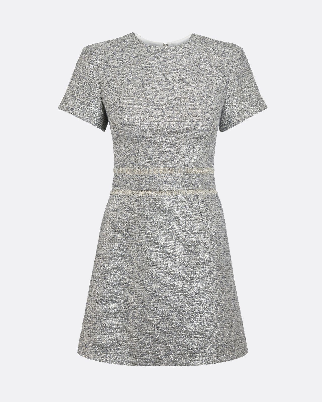Abilene Short Dress In Silvery Grey
