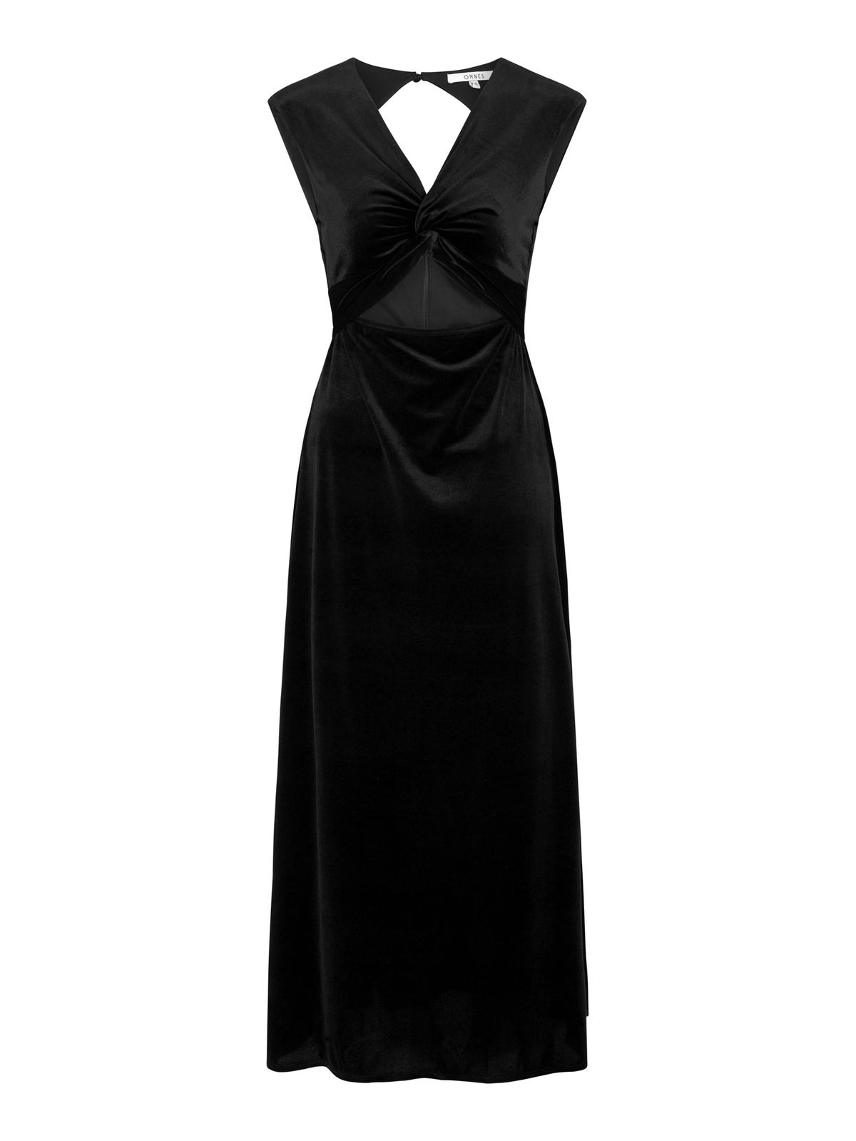 Marin Velvet Dress In Black