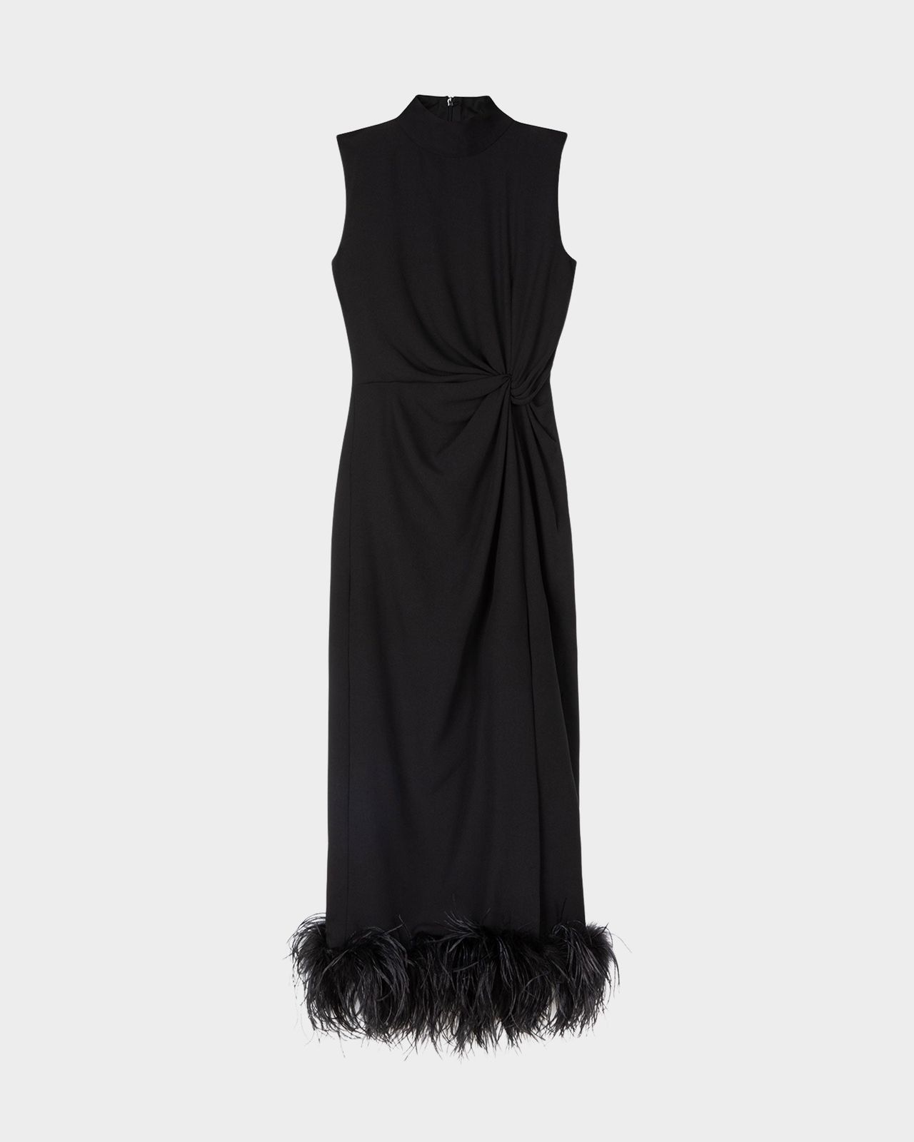 Maika Midi Dress in Crepe