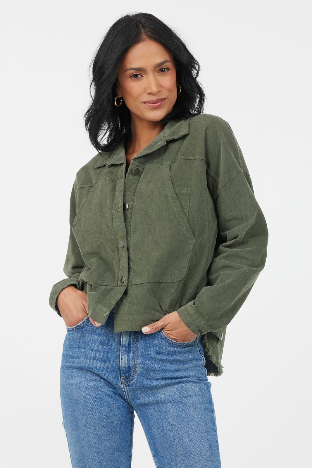 Brodie Baby Cord Short Utility Jacket