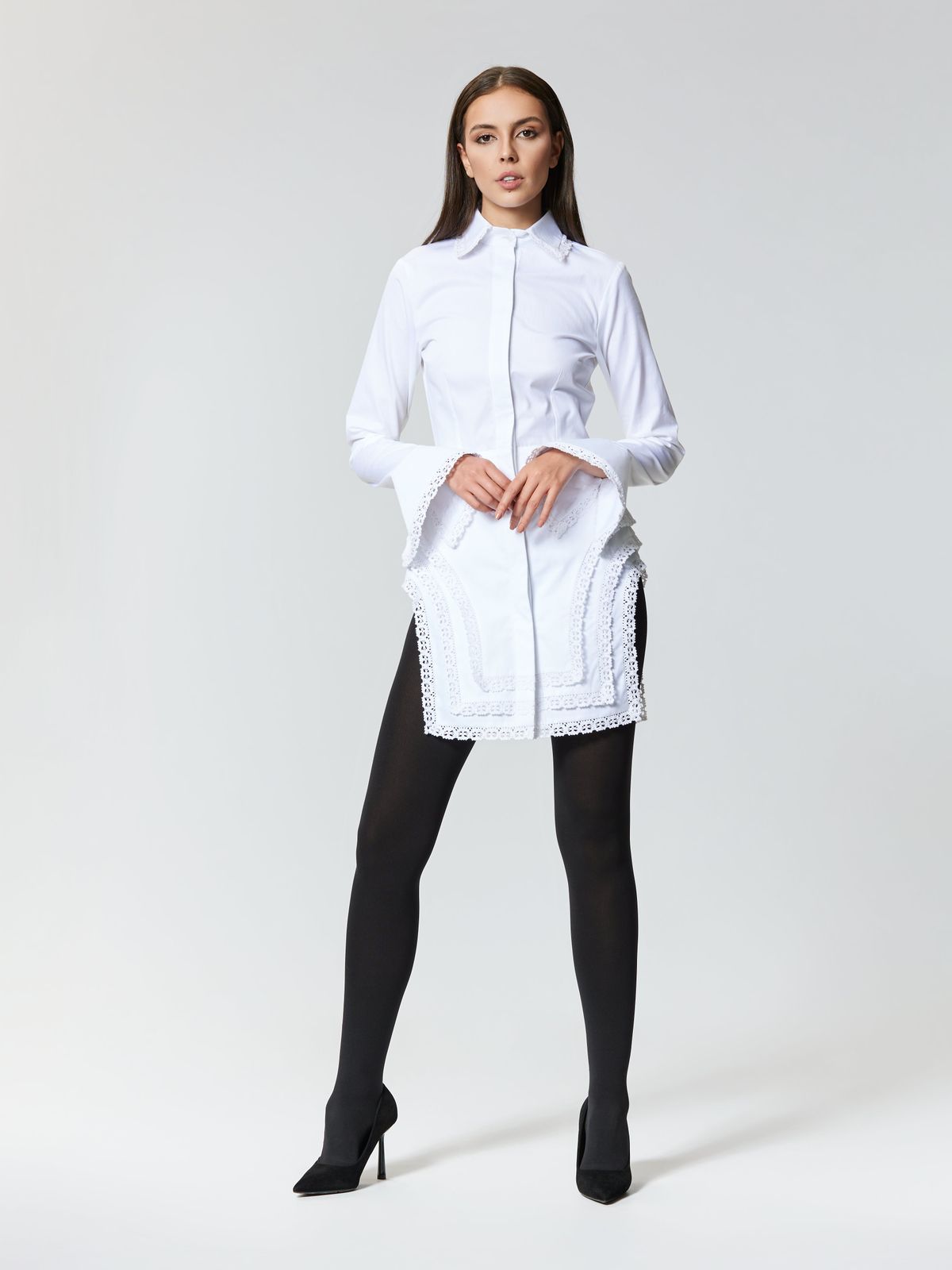 ALEXANDRA | Organic Cotton Shirt in White