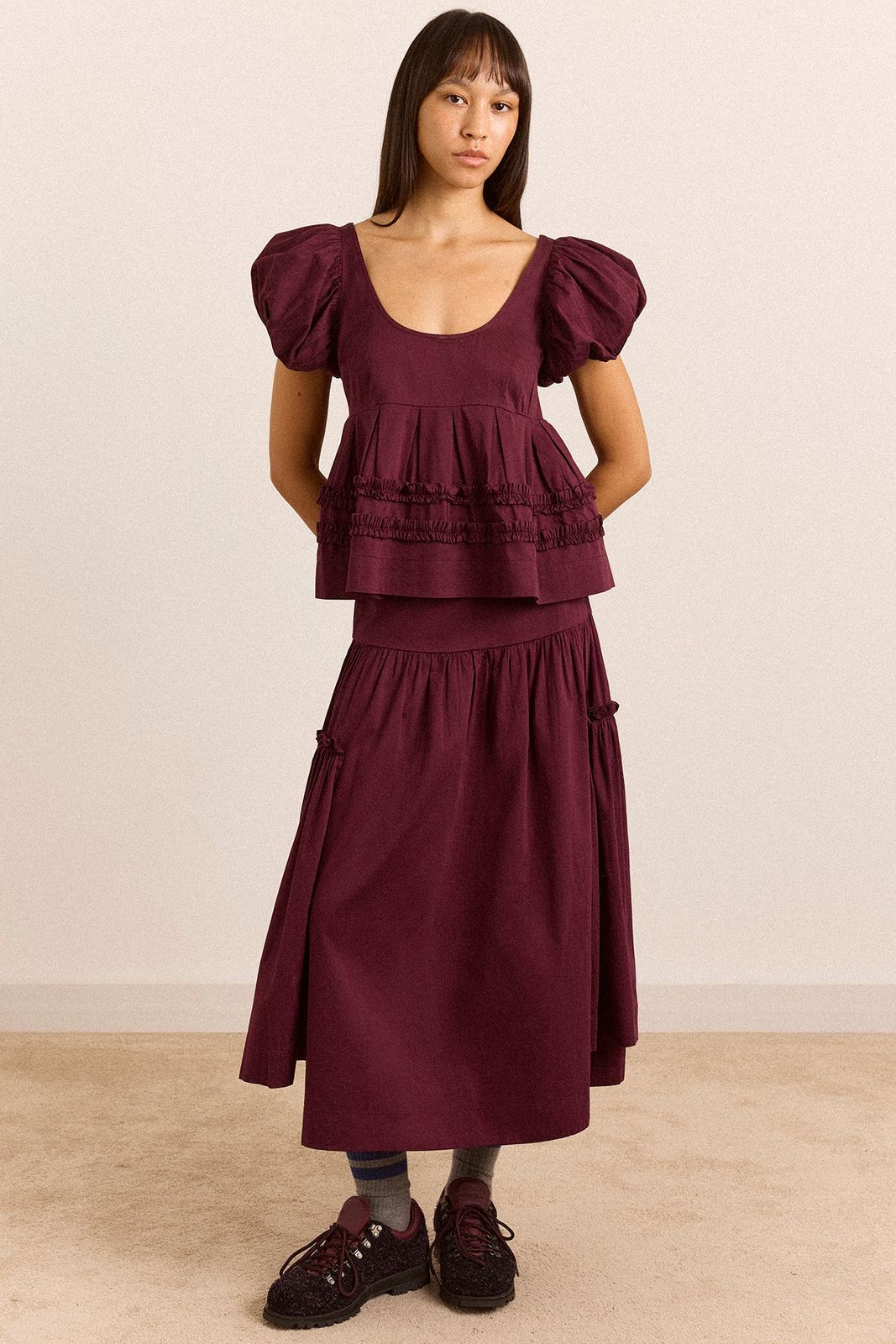 Joy Blouse - Plum
