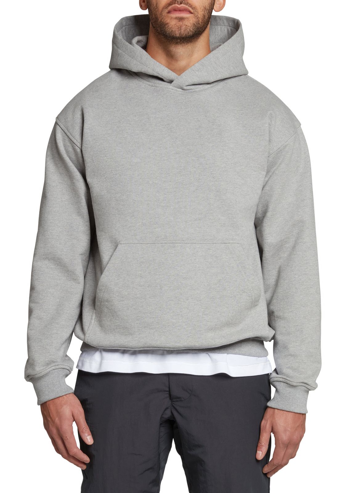 Grey Marl Hoodie