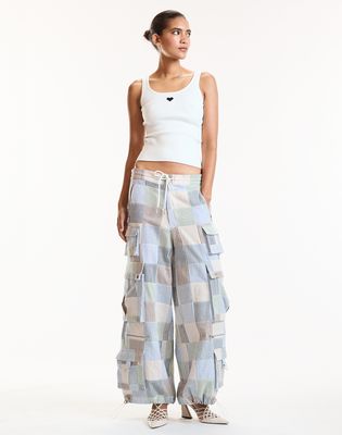 Millie Madras Cargo Pants