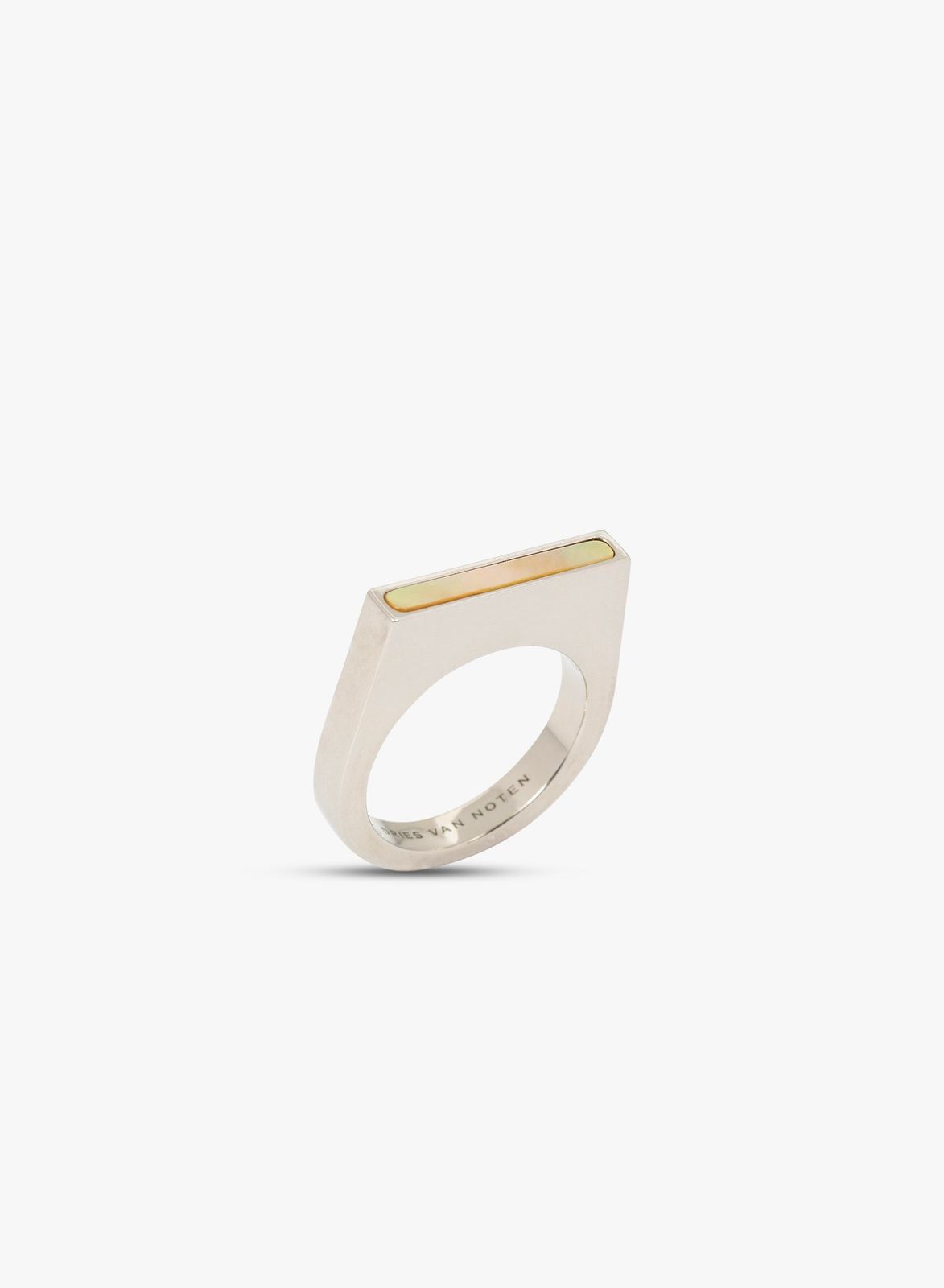 Thin signet ring