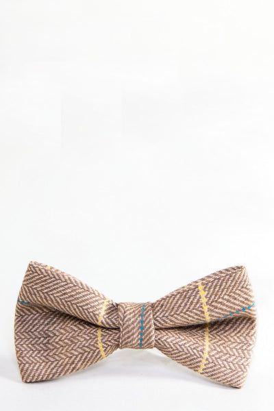 Dx7 oak Tweed bow tie